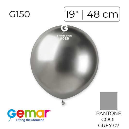 Gemar 19" | G150 Shiny 089 Silver (25 pcs)