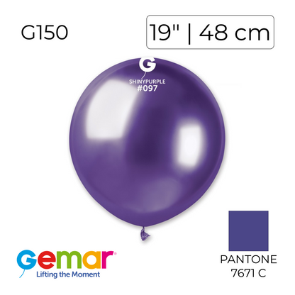 Gemar 19" | G150 Shiny 097 Purple (25 pcs)