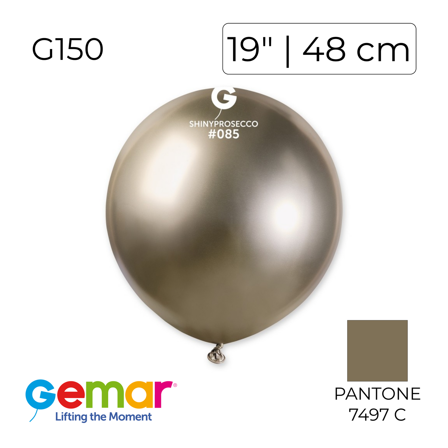 Gemar 19" | G150 Shiny 085 Prosecco (25 pcs)