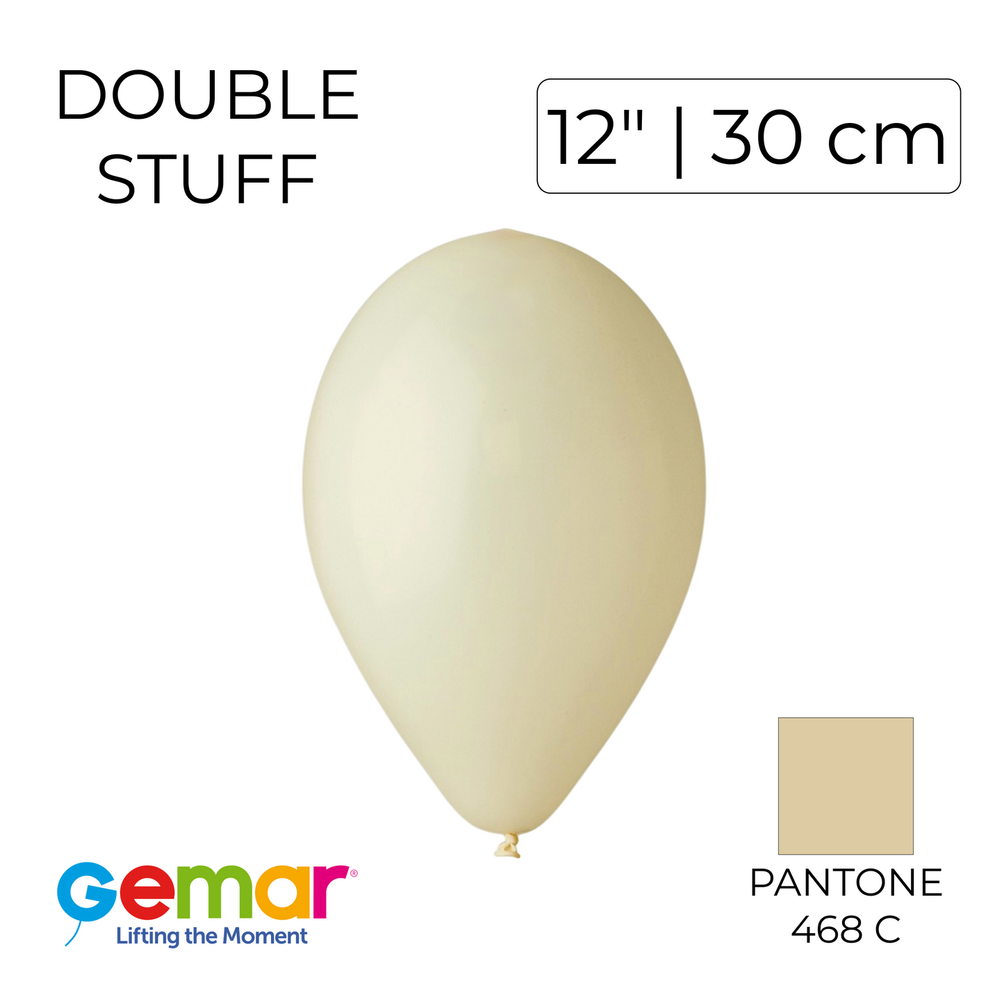 Double Stuff Gemar 12” Sandy | 076 in 059 (25 pcs)