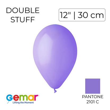 Double Stuff Gemar 12” Violet | 075 in 006 (25 pcs)