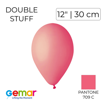 Double Stuff Gemar 12” Coral | 007 in 099 (25 pcs)