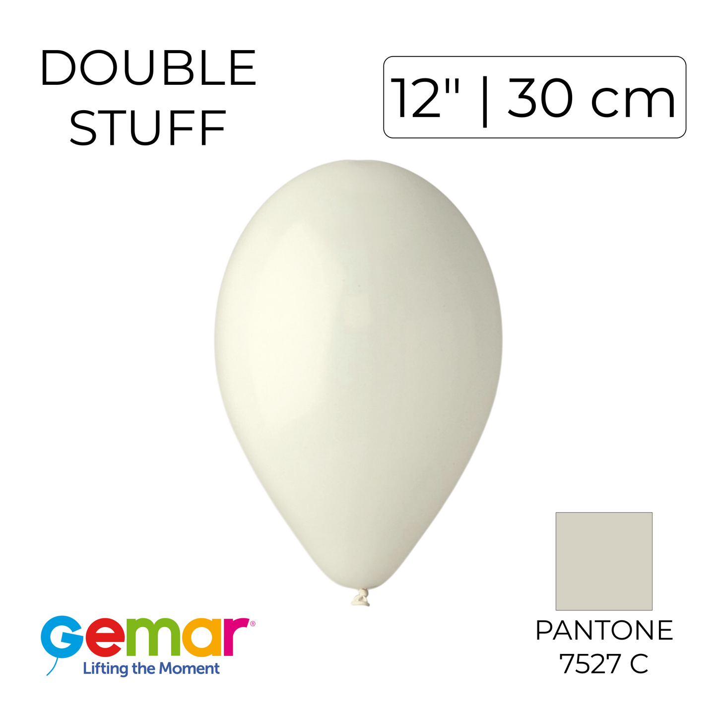 Double Stuff Gemar 12” Pale Blush | 069 in 001 (25 pcs)