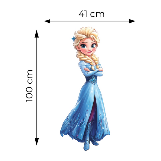 Sticker for Cardboard Cutout - Elsa 100 x 41 cm (1 pc)