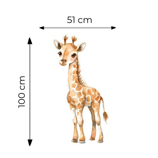 Sticker for Cardboard Cutout - Giraffe 100 x 51 cm (1 pc)