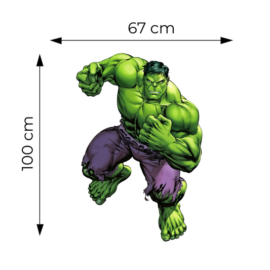 Sticker for Cardboard Cutout - Hulk 100 x 67 cm (1 pc)