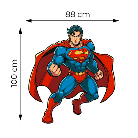 Sticker for Cardboard Cutout - Superman 100 x 88 cm (1 pc)
