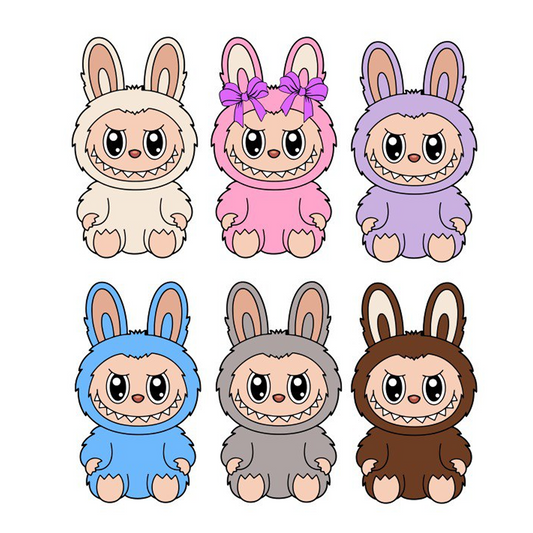 Sticker for Cardboard Cutout - Labubu 100 x 57 cm (1 pc)