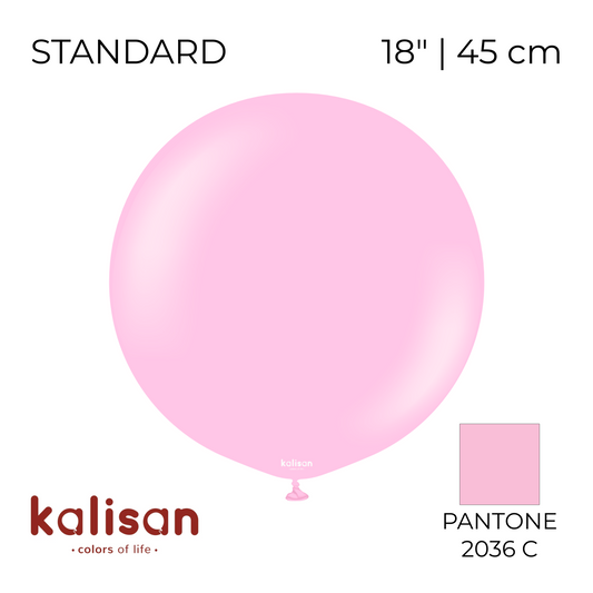 Kalisan 18" | Standard 30 Candy Pink (25 pcs)