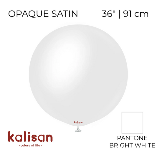 Kalisan 36" | Opaque Satin 03 Snow White (1 pc)