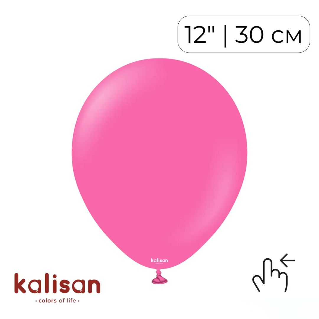 Kalisan 12" Fuchsia (100 psc)