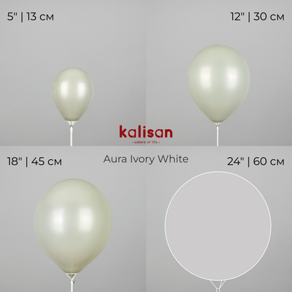 Kalisan 5" | Aura 121 Ivory White (50 pcs)