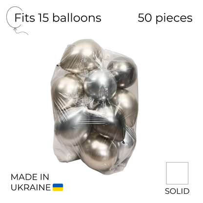 Balloon Transport Bags for 15 Inflated Balloons - Clear (50 pcs)