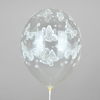 Print 274 Belbal 12” | “White Butterflies on a Transparent” (1 pc)