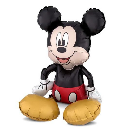 FOIL FIGURE - SITTING MICKEY MOUSE 18" AIR FILL ANAGRAM (PKG)