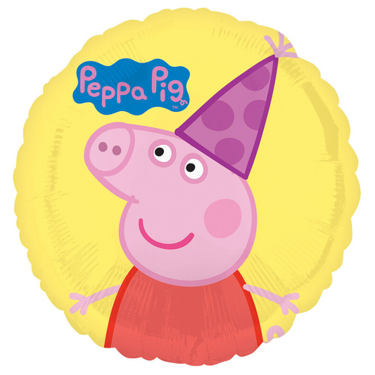 FOIL BALLOON 18" - PEPPA PIG ANAGRAM (PKG)