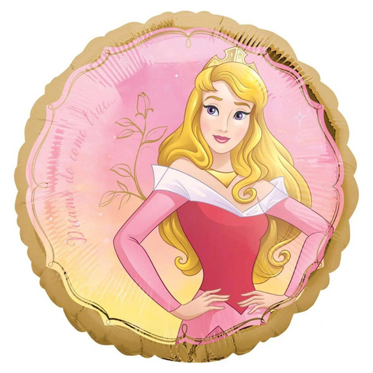 FOIL BALLOON 18" - SLEEPING BEAUTY AURORA ONCE UPON A TIME ANAGRAM (PKG)
