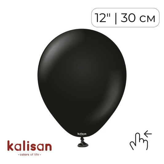 Kalisan 12" Black (100 psc)