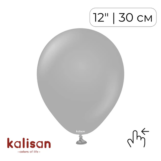 Kalisan 12" Grey (100 psc)