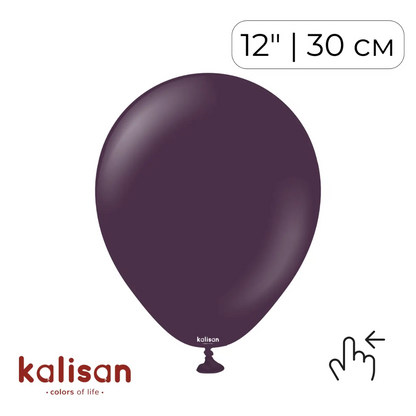 Kalisan 12" Plum (100 psc)