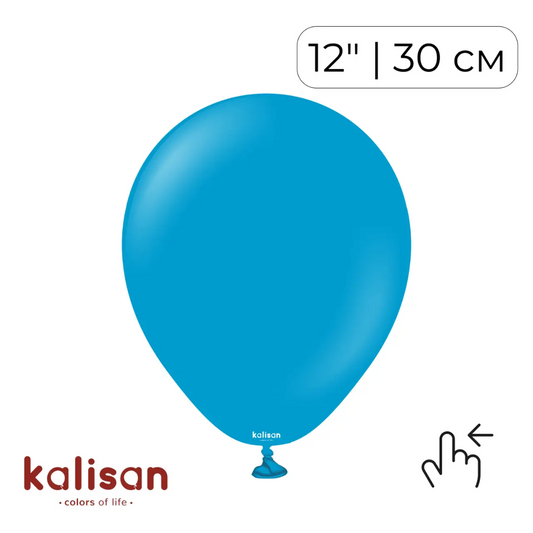 Kalisan 12" Caribbean Blue (100 psc)