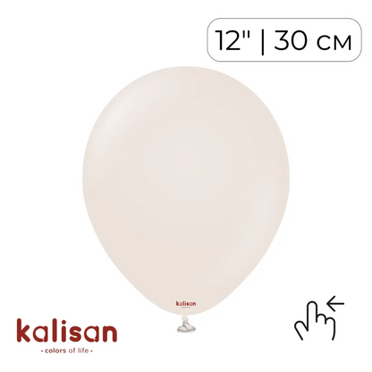 Kalisan 12" White Sand (100 psc)