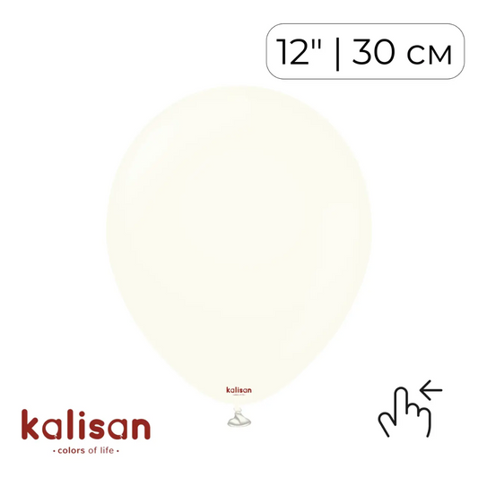 Kalisan 12" Retro White (100 psc)