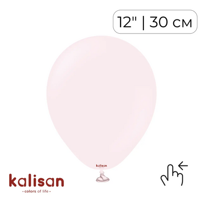 Kalisan 12" Macaron Pale Pink (100 psc)