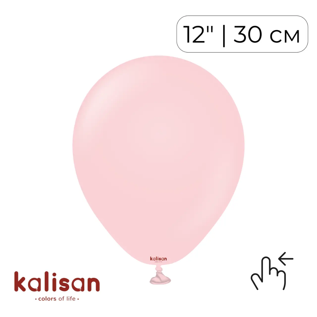 Kalisan 12" Macaron Pink (100 psc)