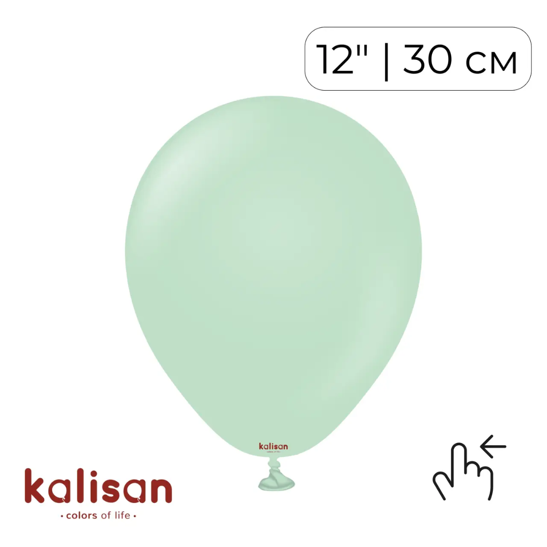 Kalisan 12" Macaron Green (100 psc)