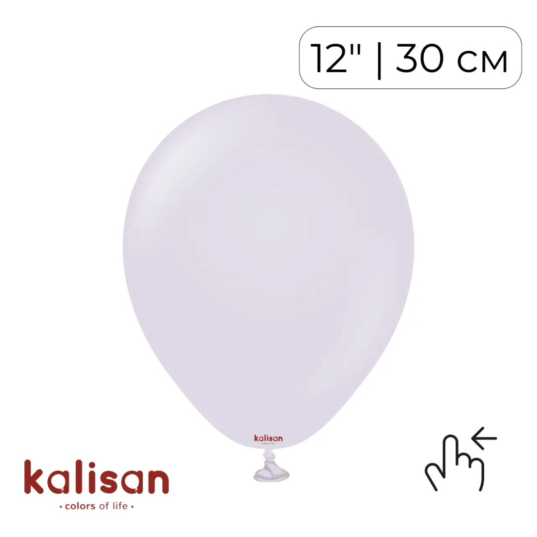 Kalisan 12" Macaron Lilac (100 psc)