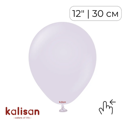 Kalisan 12" Macaron Lilac (100 psc)