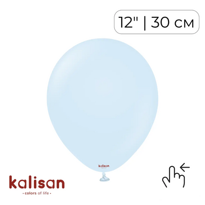 Kalisan 12" Macaron Baby Blue (100 psc)