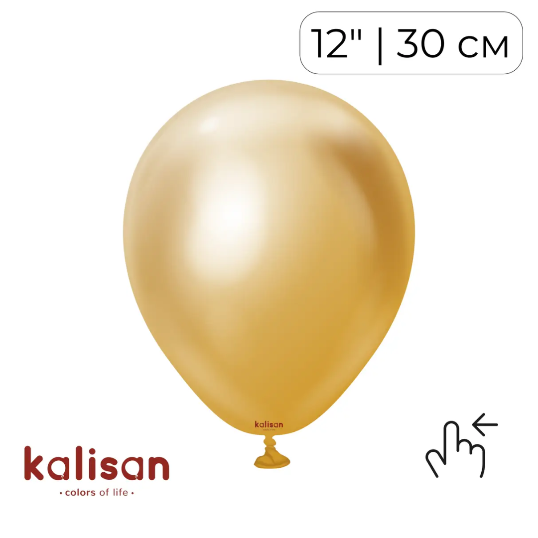 Kalisan 12" Mirror Gold (50 psc)