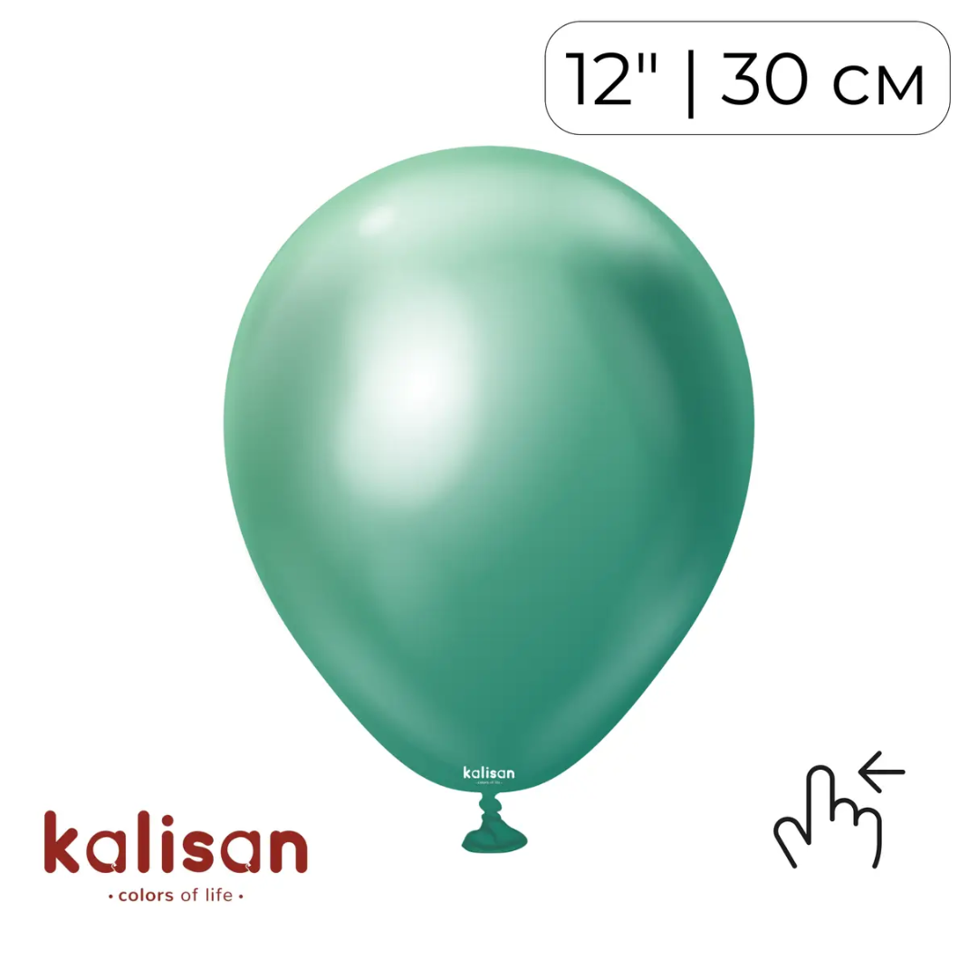 Kalisan 12" Mirror Green (50 psc)