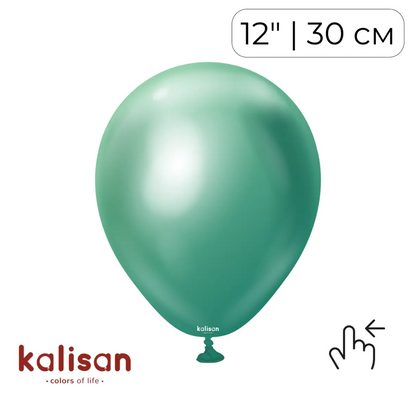 Kalisan 12" Mirror Green (50 psc)