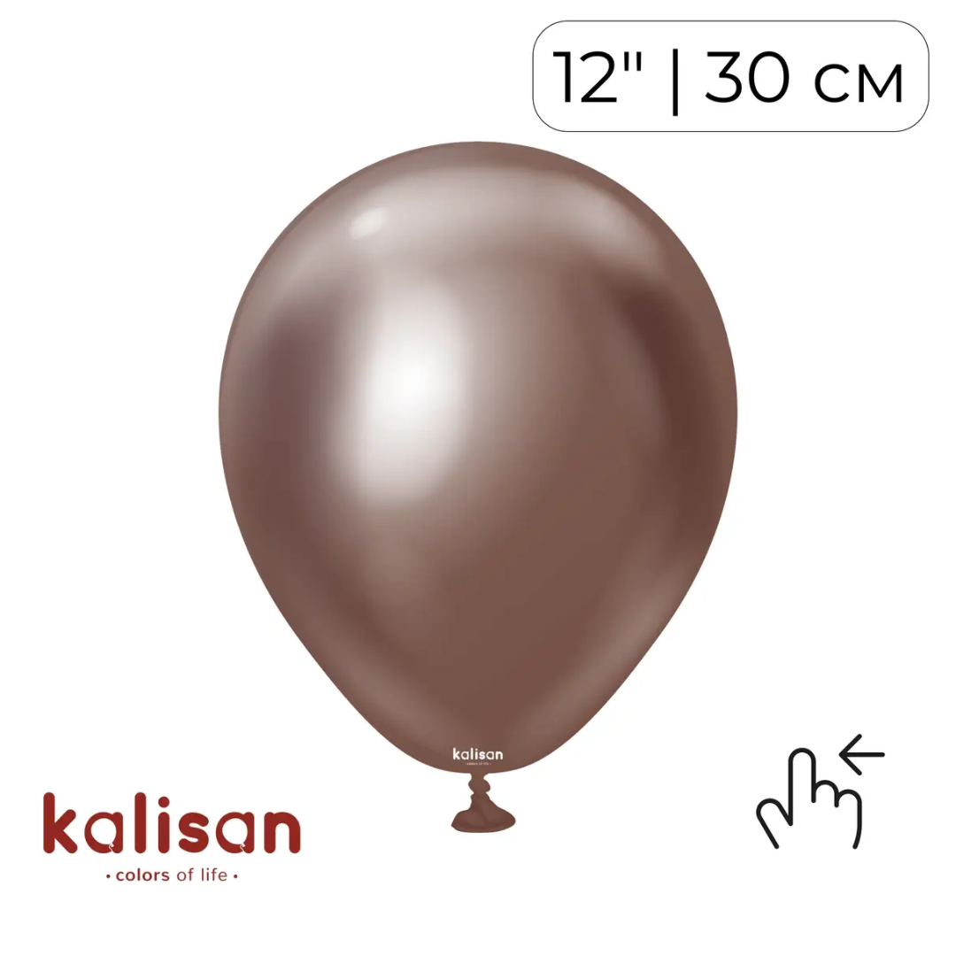 Kalisan 12" Mirror Chocolate (50 psc)