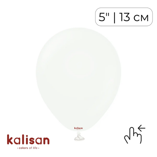 Kalisan 5" White (100 psc)