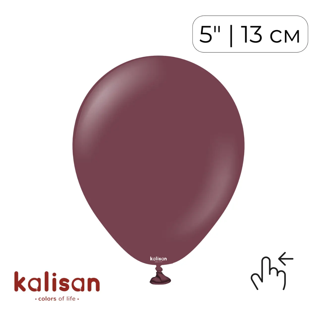 Kalisan 5" Burgundy (100 psc)