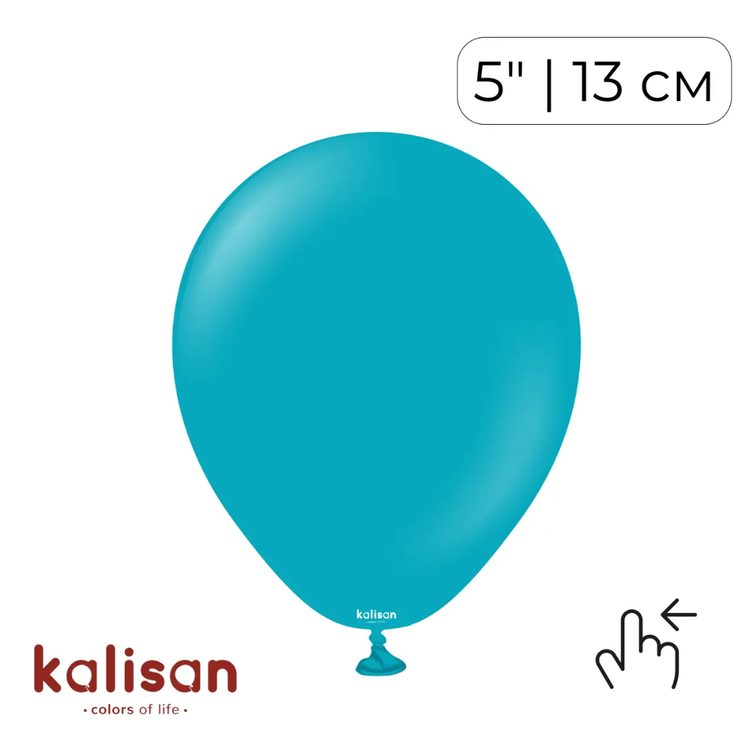 Kalisan 5" Turquoise (100 psc)