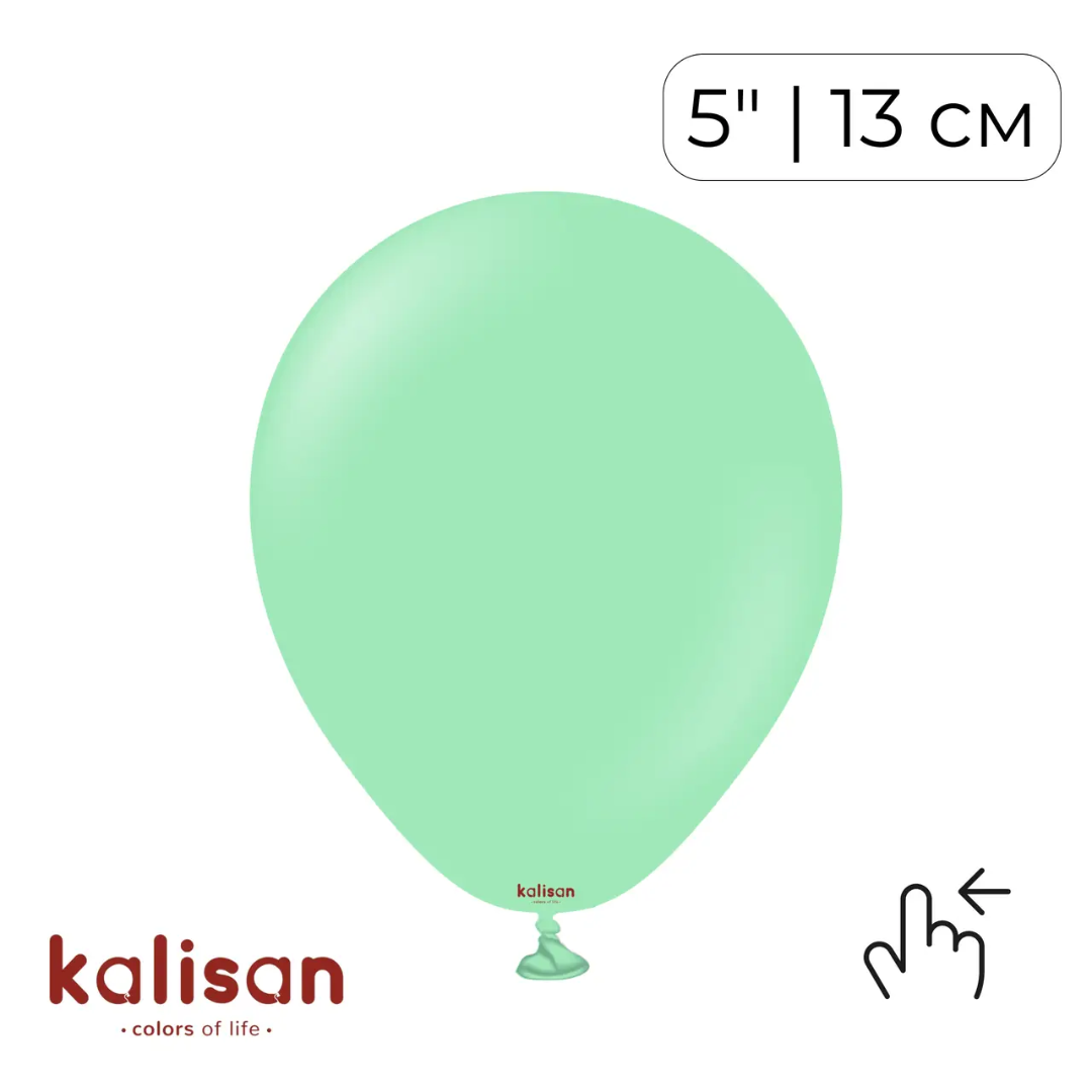 Kalisan 5" Mint Green (100 psc)