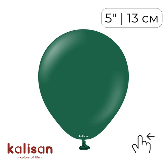 Kalisan 5" Dark Green (100 psc)