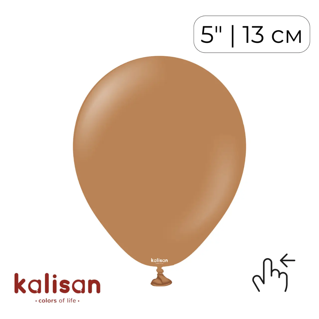 Kalisan 5" Caramel Brown (100 psc)