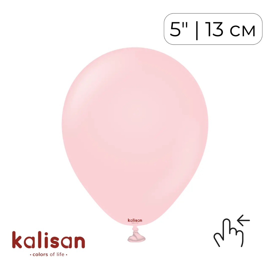 Kalisan 5" Macaron Pink (100 psc)