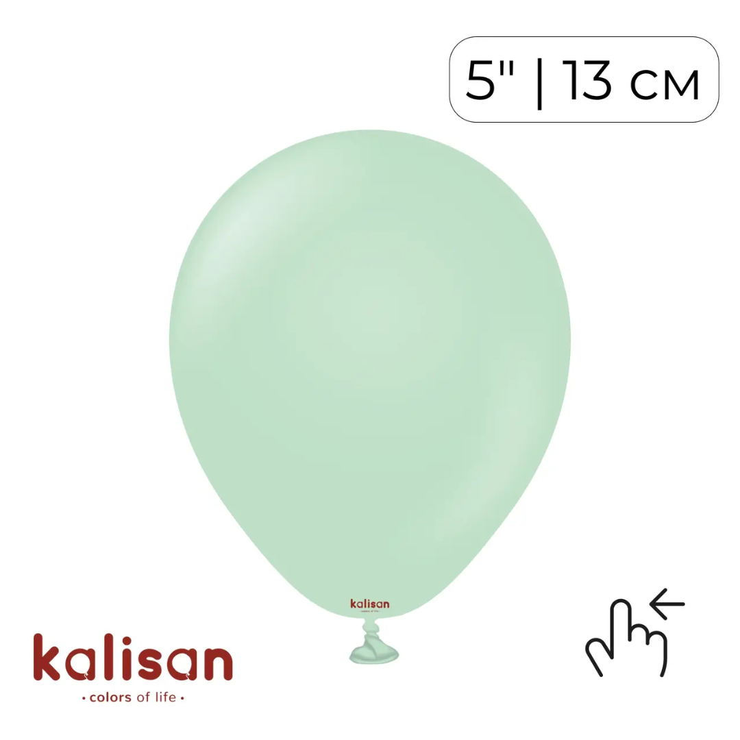 Kalisan 5" Macaron Green (100 psc)