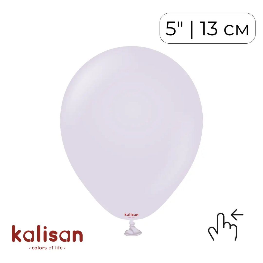 Kalisan 5" Macaron Lilac (100 psc)