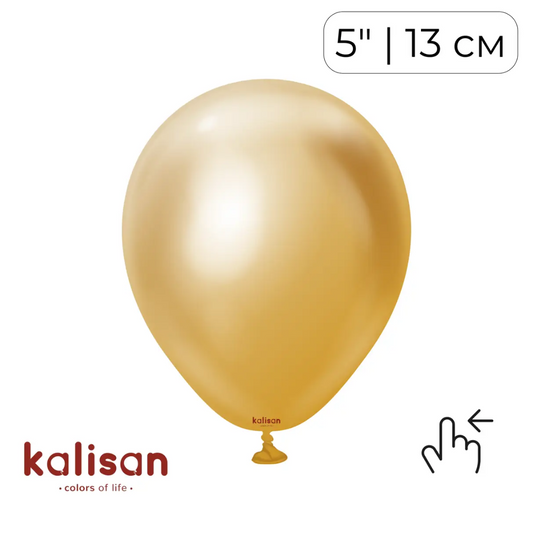 Kalisan 5" Mirror Gold (100 psc)