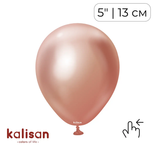 Kalisan 5" Mirror Rose Gold (100 psc)