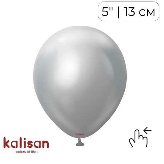 Kalisan 5" Mirror Silver (100 psc)