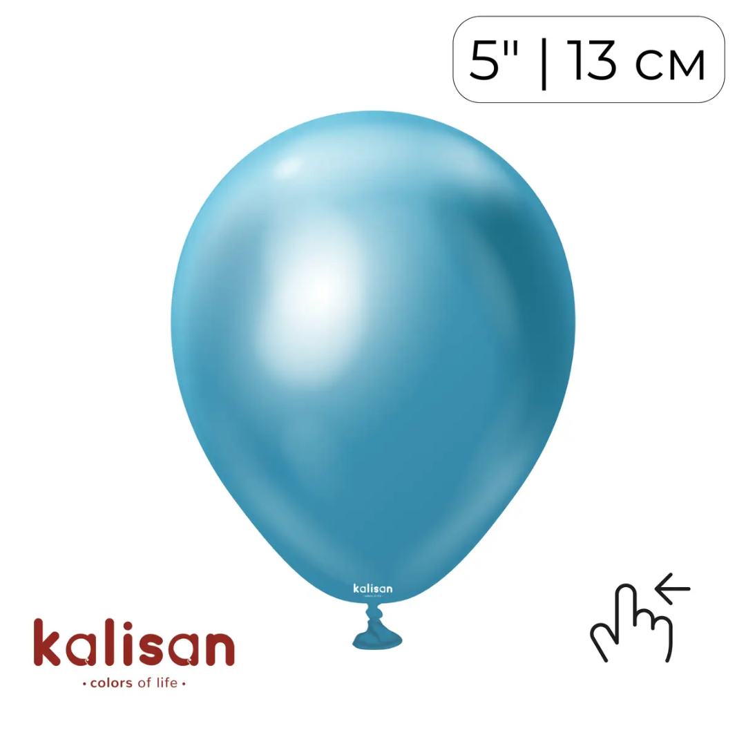 Kalisan 5" Mirror Blue (100 psc)